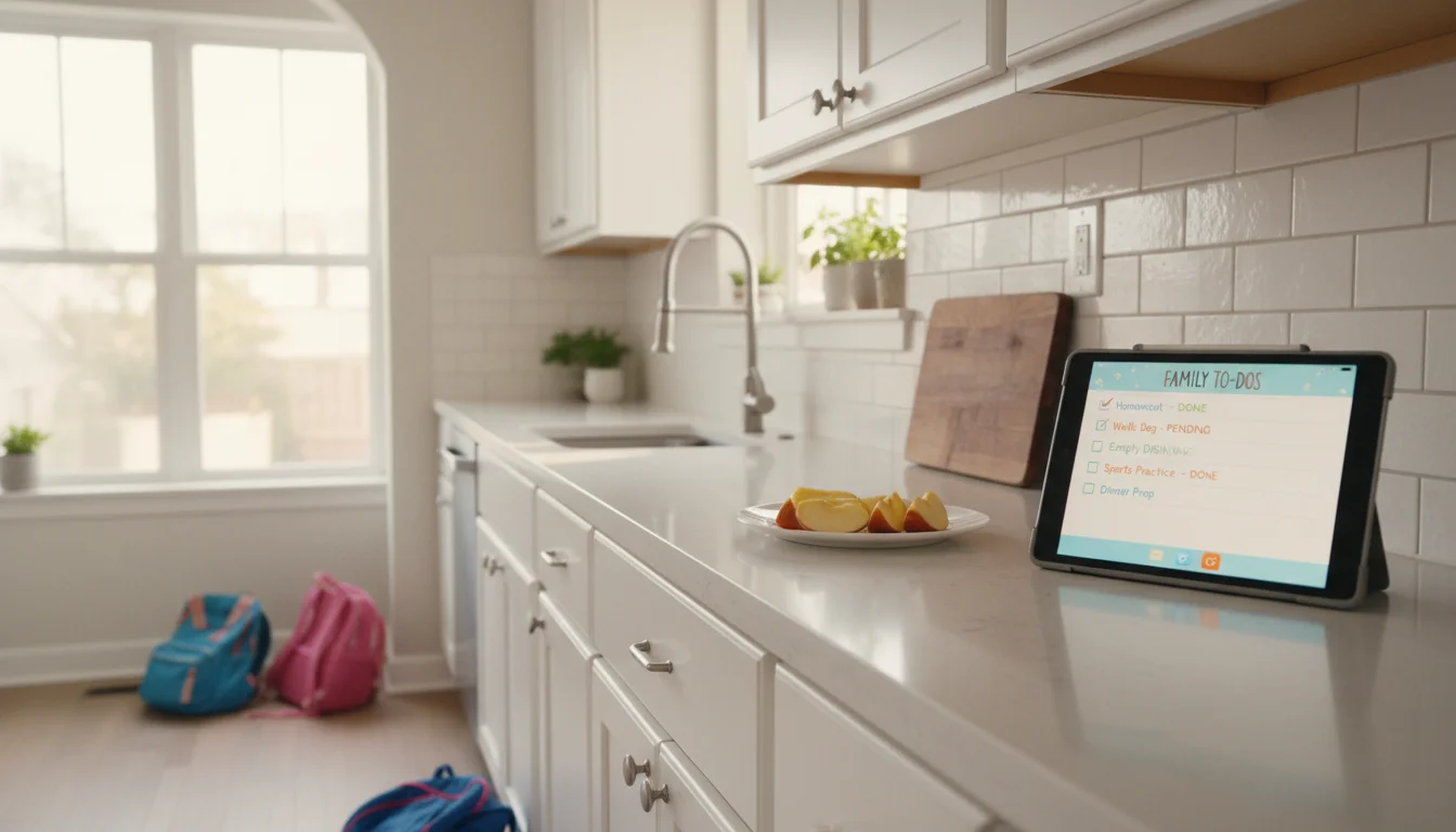 How to Set Up an After-School Board for Chores, Homework, and Evening Plans