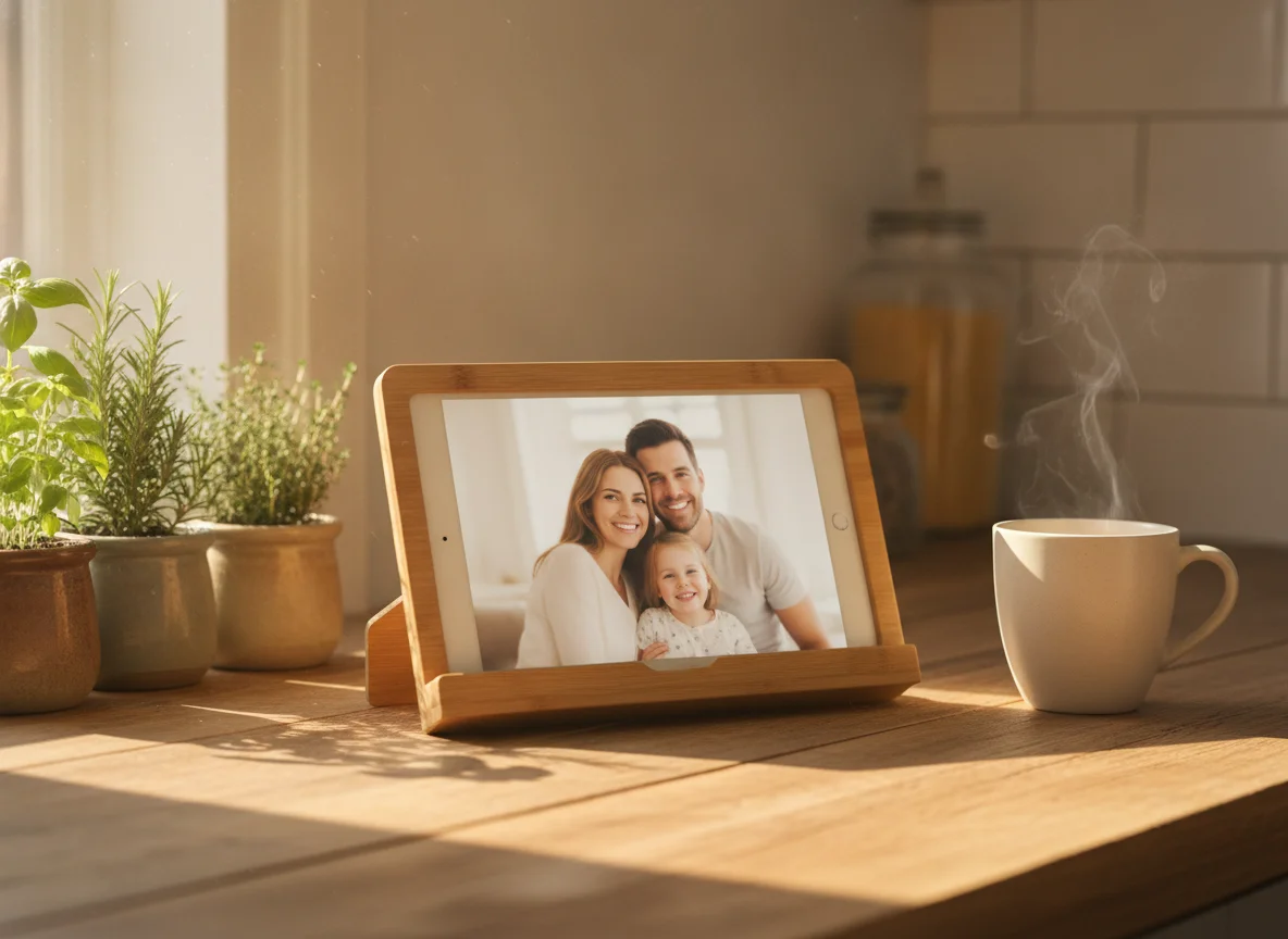 Bamboo Tablet Stand