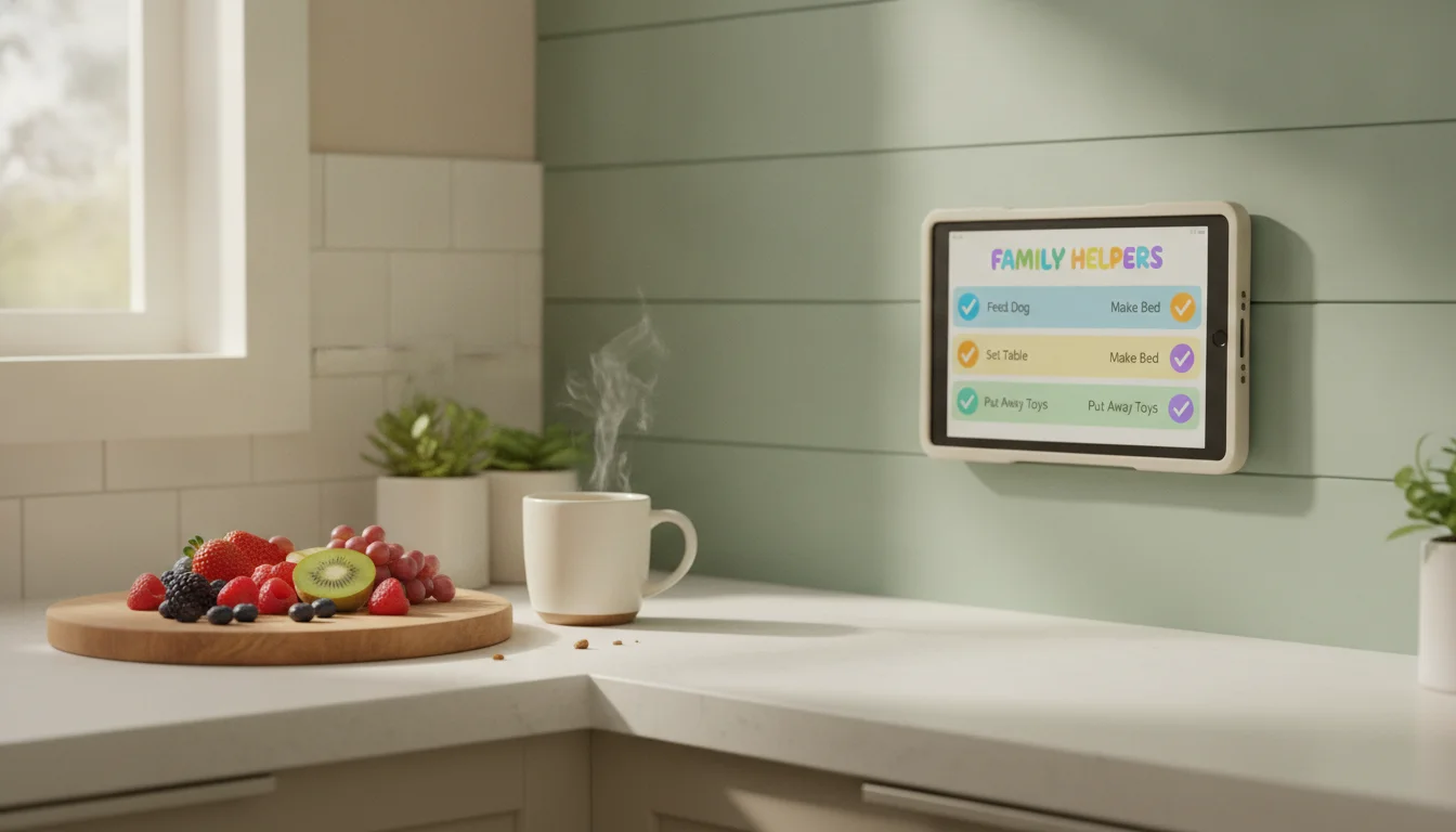 Family Chore Chart on an Old Tablet: 3 Ways That Actually Get Checked